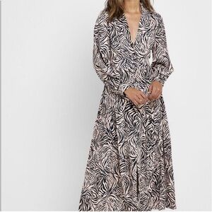 Topshop Pink Zebra Dress